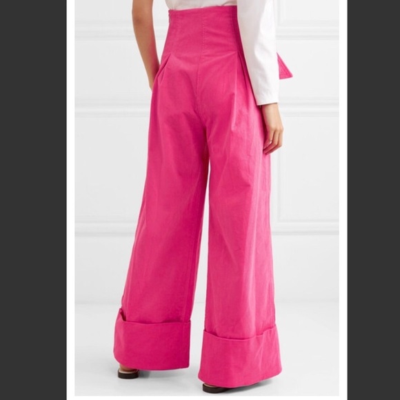 🆕NWT Paper London Twin Trousers hot pink corduroy - Picture 5 of 8